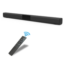 Load image into Gallery viewer, Soundbar for TV, Home Audio Sound Bar Built-in Subwoofer, Wired and Wireless Bluetooth 5.0 Speaker for Home Theater, 2.0 Channel Soundbars with Remote Control, Coaxial/Optical/Aux/RCA Connection

